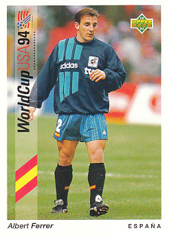 Albert Ferrer Spain Upper Deck World Cup 1994 Preview Eng/Ger #43